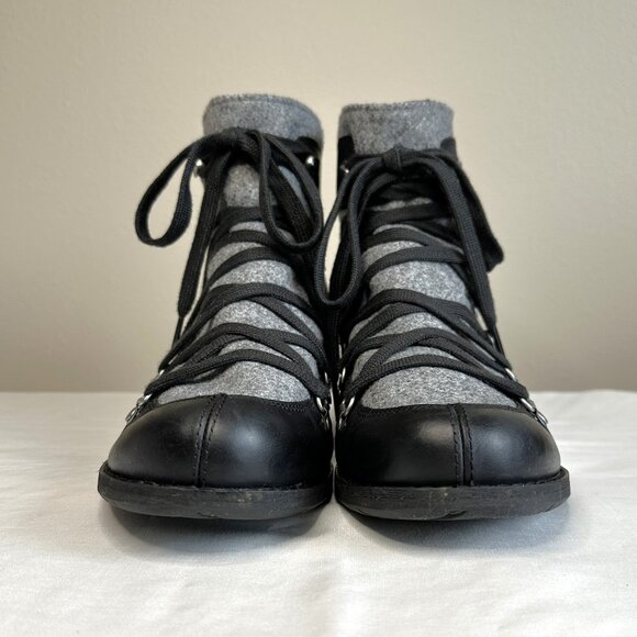 Merrell Shiloh II Warm Boot in Black Leather and Gray Felt - Picture 4 of 12